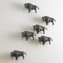 Load image into Gallery viewer, Bison Metal Wall Sculpture
